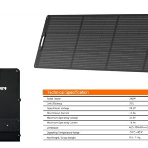 240W СГЪВАЕМ СОЛАРЕН ПАНЕЛ VITO SOLAR